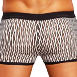 Male Power 144-170 Herringbone Crochet Mini Pouch Short Nude