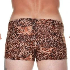 Male Power 153-030 Pouch Short Leopard