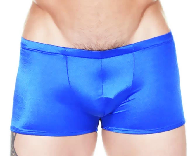 Male Power 153-076 Lo Rise Satin Short 8 Male Power 153-076 Lo Rise Satin Short