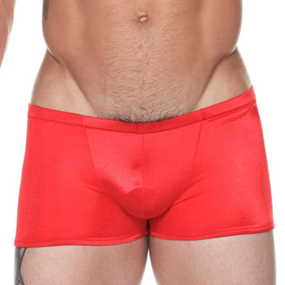 Male Power 153-076 Lo Rise Satin Short 3 Male Power 153-076 Lo Rise Satin Short