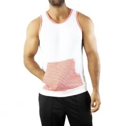 Vuthy 241 Kangaroo Tank Stripes Shirts