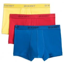 2xist 2X3102033303 Cotton 3Pk No Show Trunk