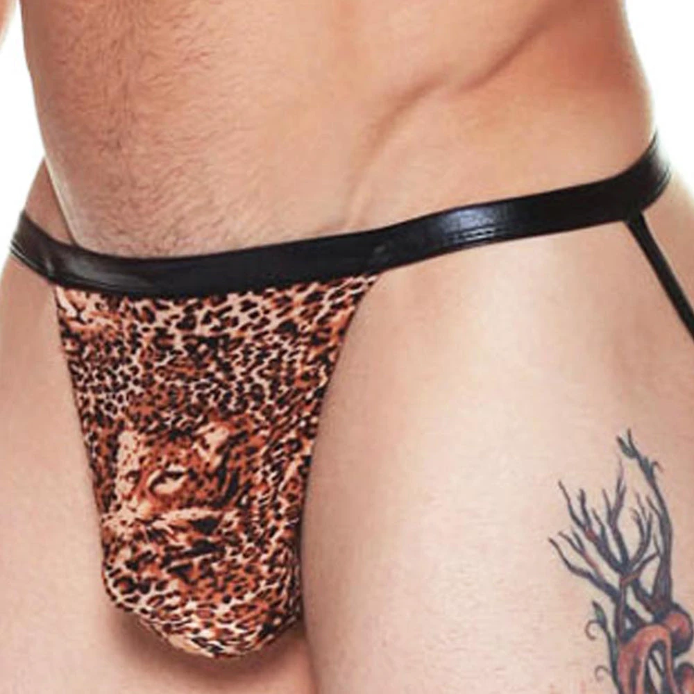 Male Power 392-030 Sport Jockstrap Leopard 5 Male Power 392-030 Sport Jockstrap Leopard