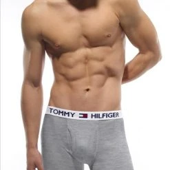 Tommy Hilfiger 6354422 Boxer Brief 4PK - Grey And Navy