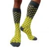 Agacio AG090004 Executive Dots Sock Yellow/Grey 1 Agacio AG090004 Executive Dots Sock Yellow/Grey