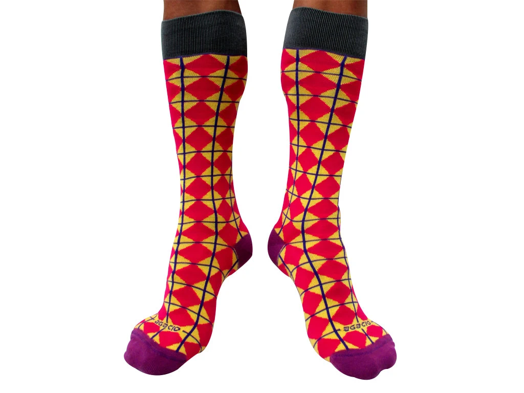 Agacio AG090010 Executive Diamonds Sock 4 Agacio AG090010 Executive Diamonds Sock