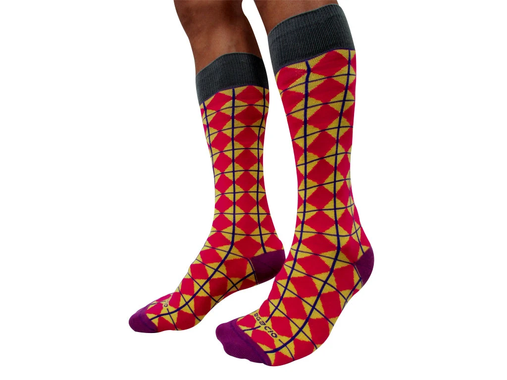 Agacio AG090010 Executive Diamonds Sock 3 Agacio AG090010 Executive Diamonds Sock