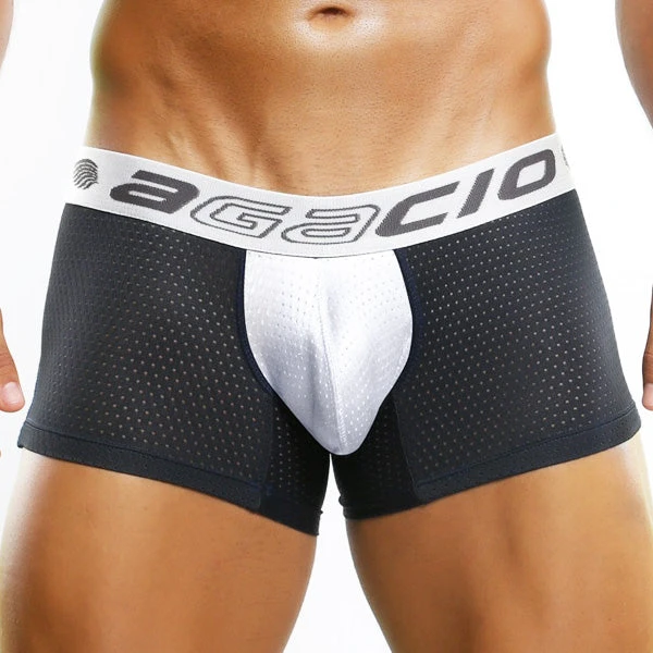 Agacio AG5852 Zaki Smart Open-Hole Mesh Boxer 3 Agacio AG5852 Zaki Smart Open-Hole Mesh Boxer