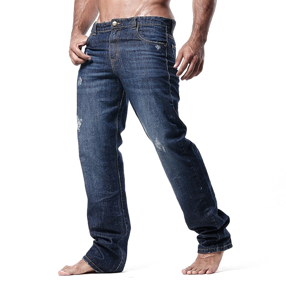Agacio AG9703 Straight Leg Jeans Raw 4 Agacio AG9703 Straight Leg Jeans Raw
