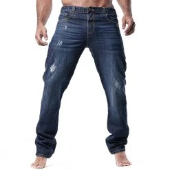 Agacio AG9703 Straight Leg Jeans Raw