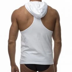 Cover Male CM339 Tank Hoodie