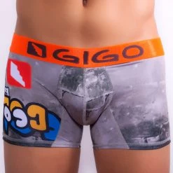 Underwear Gigo G04003 Microfiber Boxer Long Zunk 12 Underwear Gigo G04003 Microfiber Boxer Long Zunk