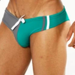 Good Devil GD0671 And Grey Stripes Swim Bikini 10 Good Devil GD0671 And Grey Stripes Swim Bikini