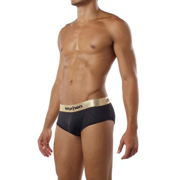 Intymen INT6151 Pinstripe Brief 3 Intymen INT6151 Pinstripe Brief