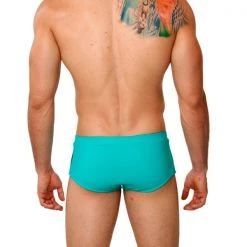 Mensuas MN0688 Turquoise Party Swim Brief