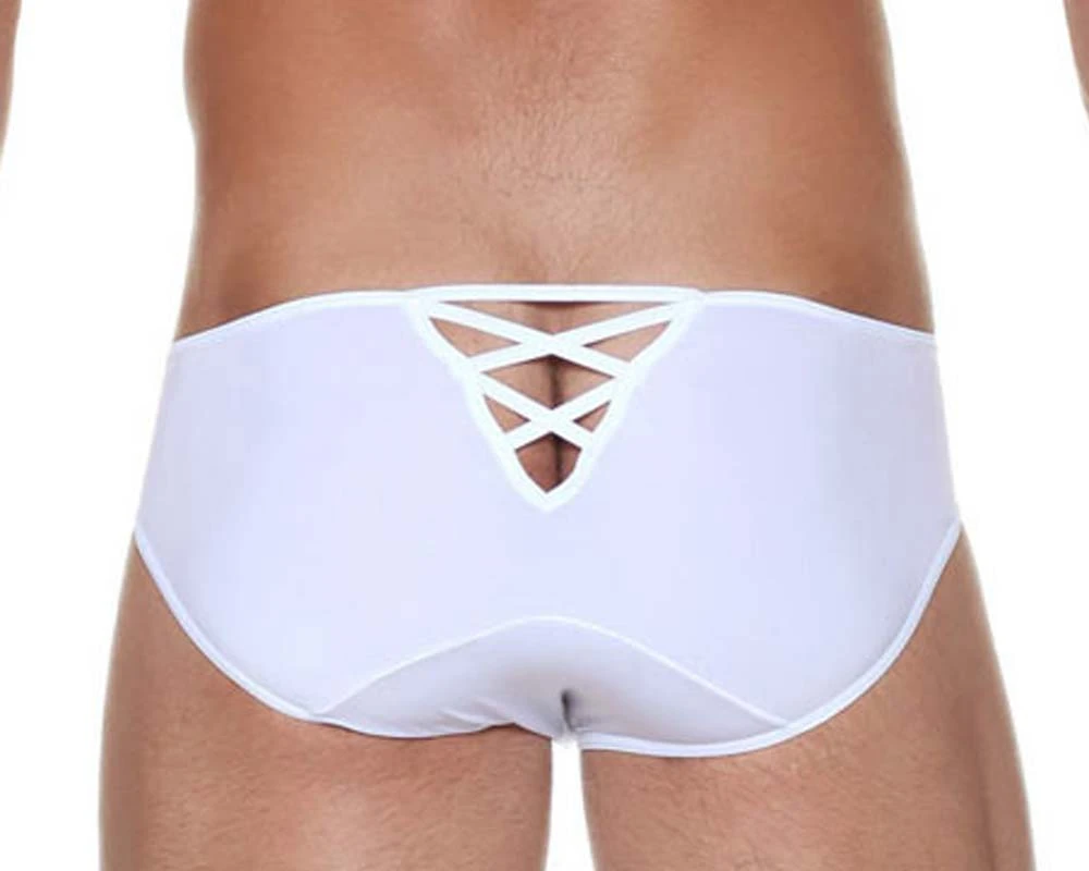 Underwear Male Basics MBL-013 String Crossed Bikini Microfiber 4 Underwear Male Basics MBL-013 String Crossed Bikini Microfiber