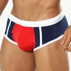 Cover Male CM0706 Red Navy Swim Boxer