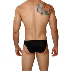 Mensuas MN0678 Black Lime Swim Bikini