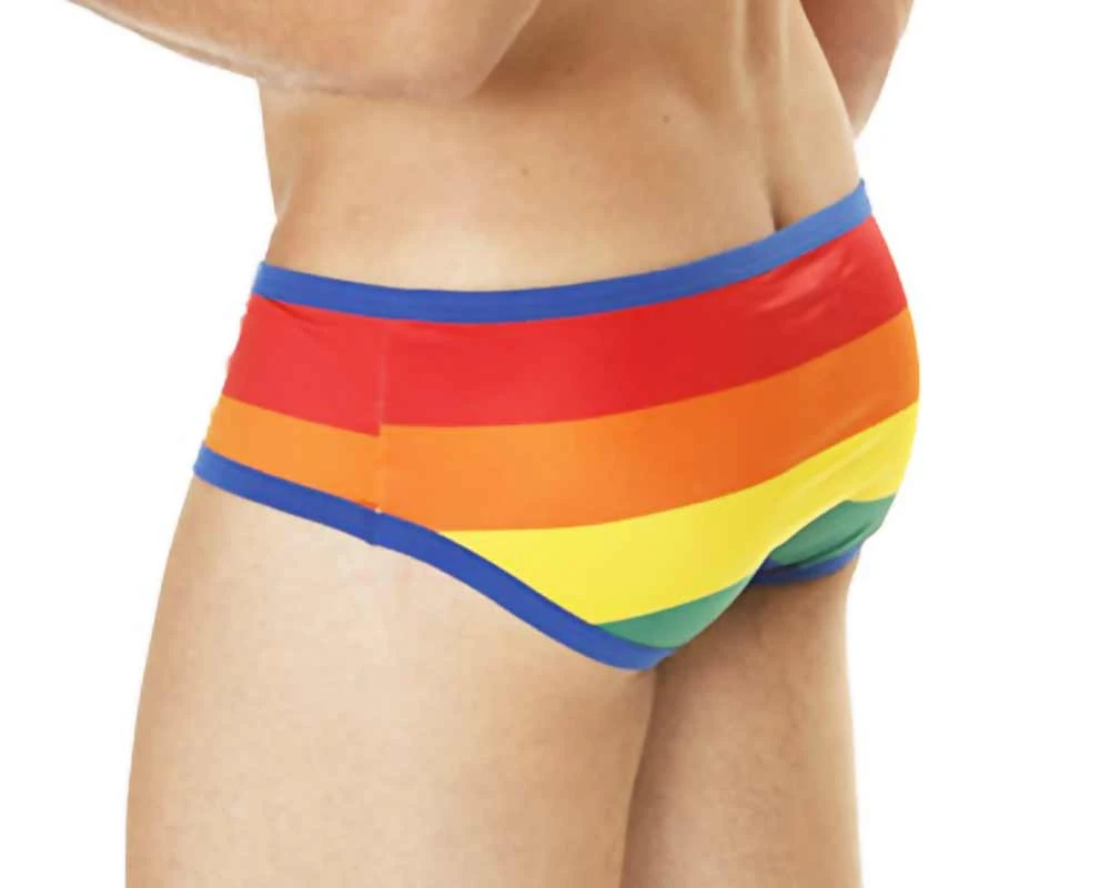 Mensuas MN0835 Pride Flag Brief 4 Mensuas MN0835 Pride Flag Brief