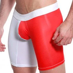Mensuas MN0841 Canada Flag Long Boxer