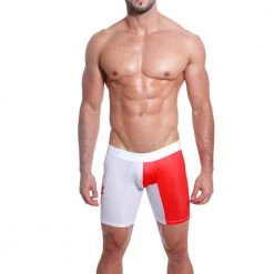 Mensuas MN0841 Canada Flag Long Boxer