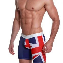 Mensuas MN0840 Great Britain Flag Long Boxer