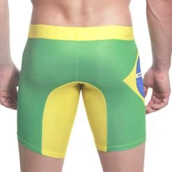 Mensuas MN0862 Brasil Flag Long Boxer