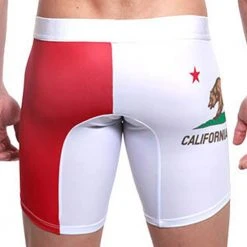 Mensuas MN0869 California Flag Long Boxer