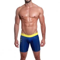 Mensuas MN0866 Europe Flag Long Boxer