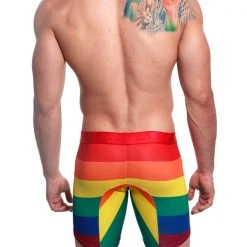 Mensuas MN0870 Pride Flag Long Boxer