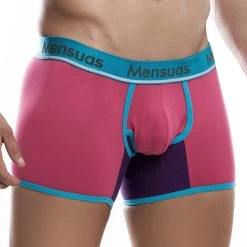 Mensuas MN5672 Tri-Colored Boxer 12 Mensuas MN5672 Tri-Colored Boxer