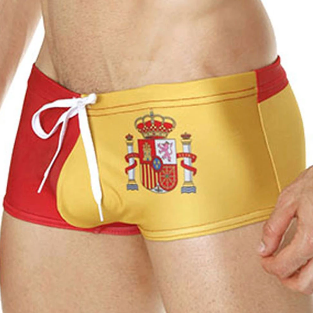 Mensuas MN8017 Spain Flag Swim Boxer 5 Mensuas MN8017 Spain Flag Swim Boxer
