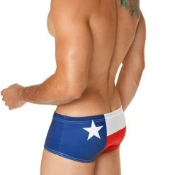 Mensuas MN8019 Texas Flag Swim Boxer