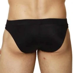 Mensuas MN0678 Black Lime Swim Bikini