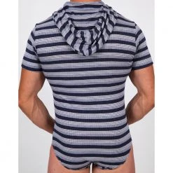 Pistol Pete PPBS402-217 CHROMATIC S/Sleeve Hooded Bodysuit