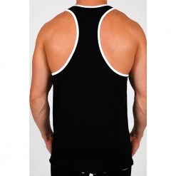 Pistol Pete PPTK107-202 WRESTLER Double Raw Hem Tank /Gray