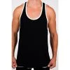 Pistol Pete PPTK107-202 WRESTLER Double Raw Hem Tank /Gray
