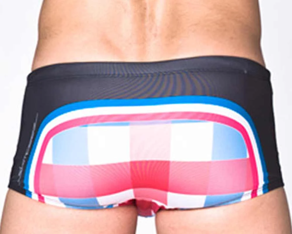 Skmpeez SS12SQCCL Country Clubz Squarez Fuchsia Swimwear 4 Skmpeez SS12SQCCL Country Clubz Squarez Fuchsia Swimwear