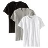 Calvin Klein U9001-MP1 3 Pack Crew Neck T-Shirt