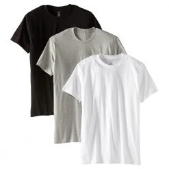 Calvin Klein U9001-MP1 3 Pack Crew Neck T-Shirt