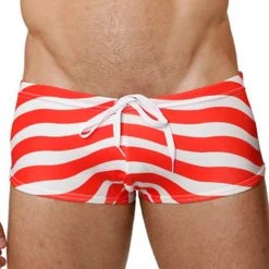 Mensuas MN8014 USA Flag Swim Trunk