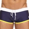 Swimwear Timoteo AM1168NW Speedster Squarecut Navy And White