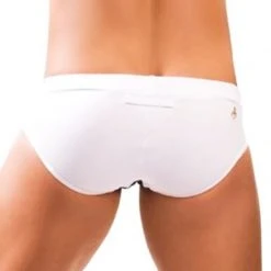 Marcuse M008RD California Swim Brief White