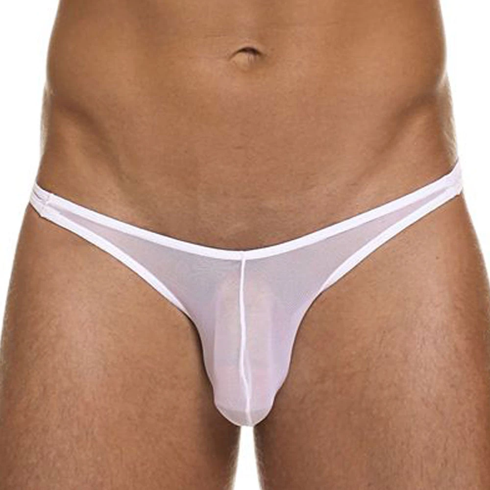 Cover Male CM201 Pouch Enhancing Brazilian Bikini Sheer 3 Cover Male CM201 Pouch Enhancing Brazilian Bikini Sheer