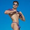 Daniel Alexander DAI077 Purple Leopard Bikini