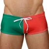 Mensuas MN8005 Italy Flag Swim Trunk 1 Mensuas MN8005 Italy Flag Swim Trunk