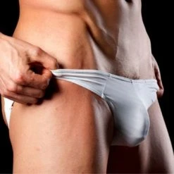 Good Devil GD4555 Horizontal Lines Jockstrap