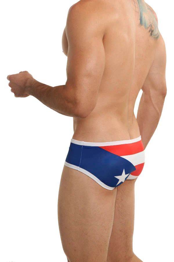 Mensuas MN0824 Puerto Rico Flag Boxer Brief 5 Mensuas MN0824 Puerto Rico Flag Boxer Brief