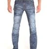 Pants Nuwear KM120 Zip Tight Light Wash Designer Jean