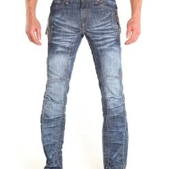 Pants Nuwear KM120 Zip Tight Light Wash Designer Jean